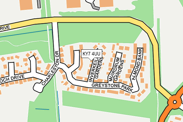 KY7 4UU map - OS OpenMap – Local (Ordnance Survey)