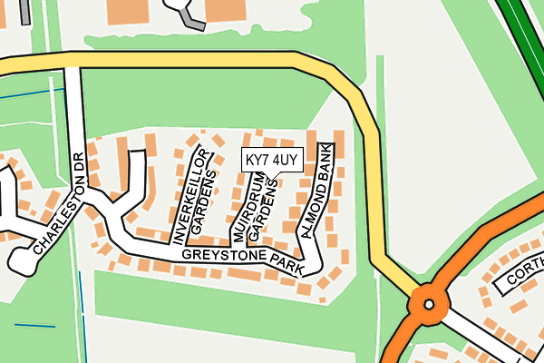 KY7 4UY map - OS OpenMap – Local (Ordnance Survey)