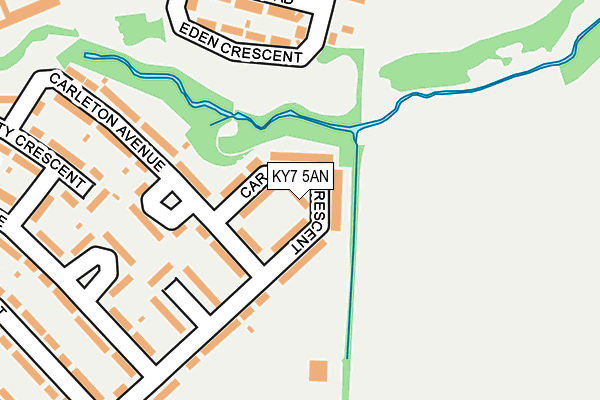 KY7 5AN map - OS OpenMap – Local (Ordnance Survey)