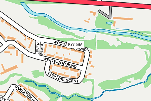 KY7 5BA map - OS OpenMap – Local (Ordnance Survey)
