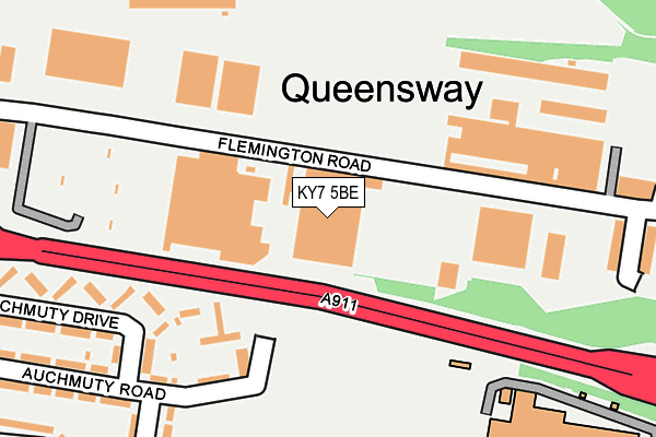KY7 5BE map - OS OpenMap – Local (Ordnance Survey)