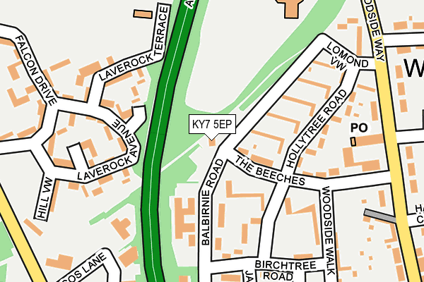 KY7 5EP map - OS OpenMap – Local (Ordnance Survey)
