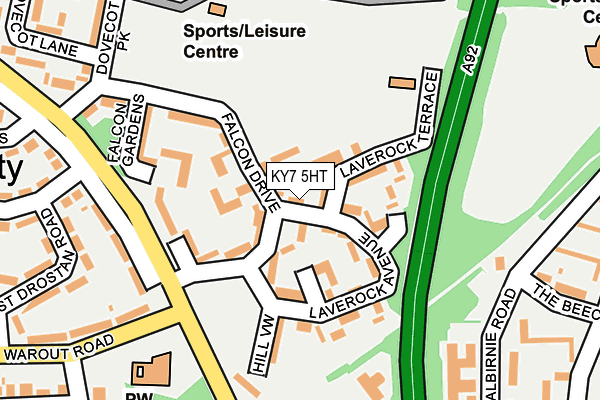 KY7 5HT map - OS OpenMap – Local (Ordnance Survey)