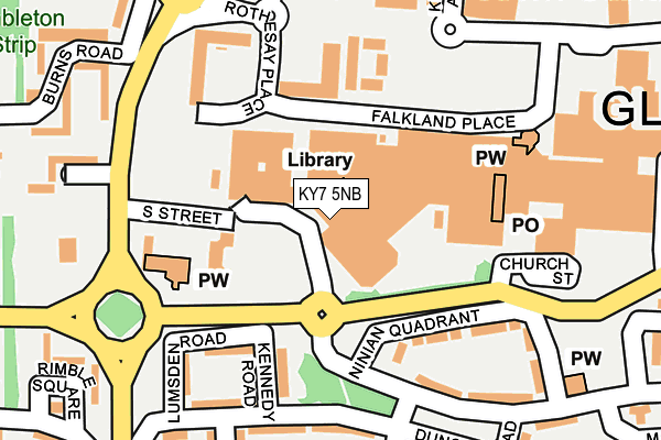 KY7 5NB map - OS OpenMap – Local (Ordnance Survey)