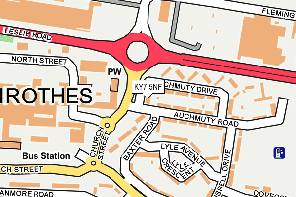 KY7 5NF map - OS OpenMap – Local (Ordnance Survey)