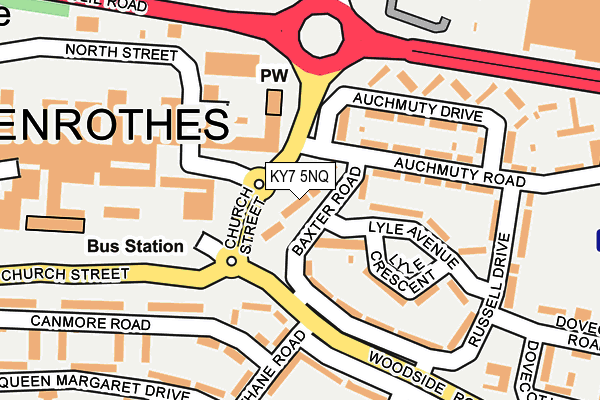 KY7 5NQ map - OS OpenMap – Local (Ordnance Survey)