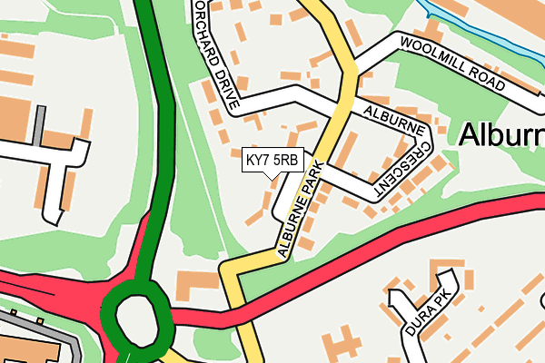 KY7 5RB map - OS OpenMap – Local (Ordnance Survey)
