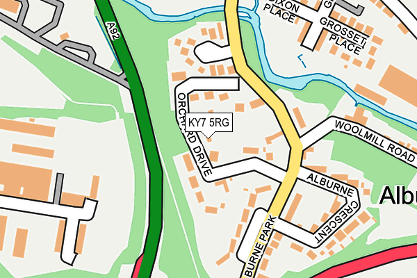 KY7 5RG map - OS OpenMap – Local (Ordnance Survey)
