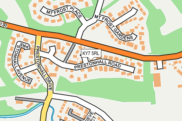 KY7 5RL map - OS OpenMap – Local (Ordnance Survey)