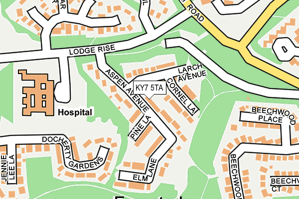 KY7 5TA map - OS OpenMap – Local (Ordnance Survey)