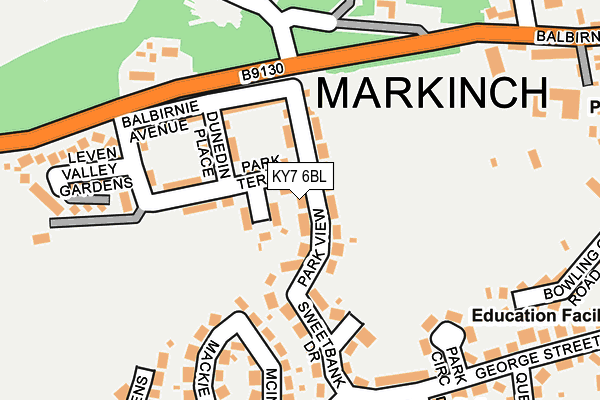 KY7 6BL map - OS OpenMap – Local (Ordnance Survey)