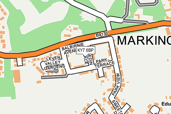 KY7 6BP map - OS OpenMap – Local (Ordnance Survey)