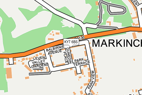 KY7 6BS map - OS OpenMap – Local (Ordnance Survey)