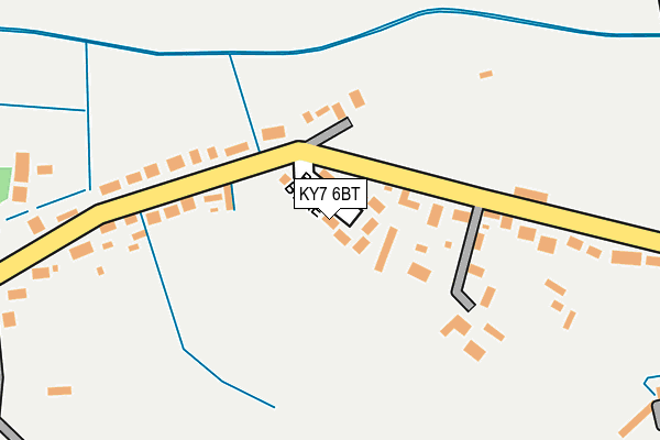 KY7 6BT map - OS OpenMap – Local (Ordnance Survey)