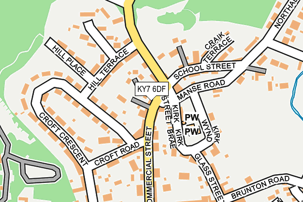 KY7 6DF map - OS OpenMap – Local (Ordnance Survey)