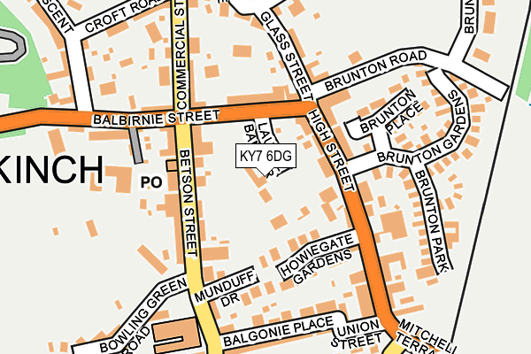 KY7 6DG map - OS OpenMap – Local (Ordnance Survey)