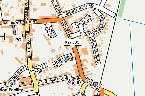 Map of HSHF LTD at local scale