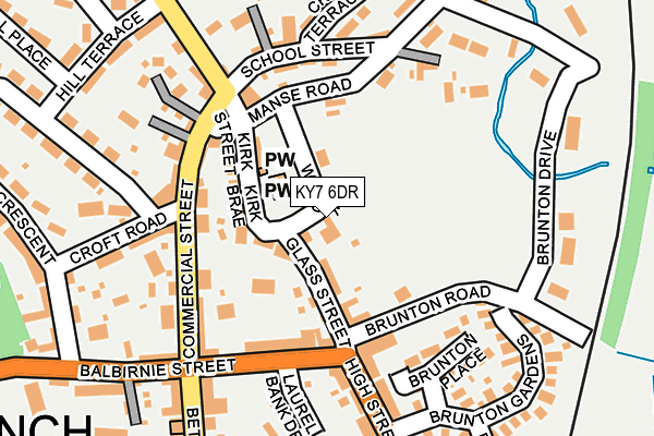 KY7 6DR map - OS OpenMap – Local (Ordnance Survey)