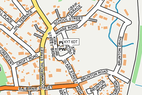 KY7 6DT map - OS OpenMap – Local (Ordnance Survey)