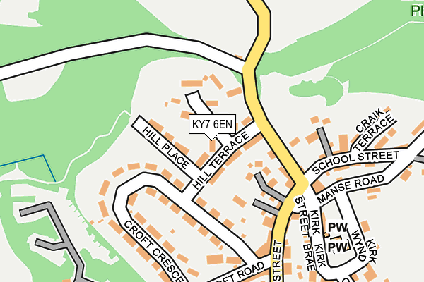 KY7 6EN map - OS OpenMap – Local (Ordnance Survey)