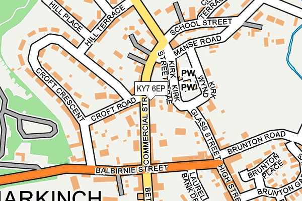 KY7 6EP map - OS OpenMap – Local (Ordnance Survey)