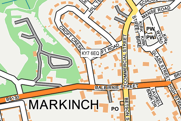 KY7 6EQ map - OS OpenMap – Local (Ordnance Survey)