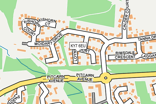 KY7 6EU map - OS OpenMap – Local (Ordnance Survey)