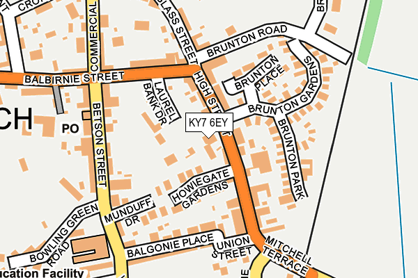 KY7 6EY map - OS OpenMap – Local (Ordnance Survey)