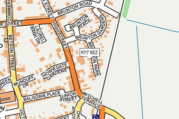 KY7 6EZ map - OS OpenMap – Local (Ordnance Survey)