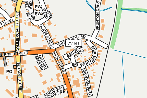 KY7 6FF map - OS OpenMap – Local (Ordnance Survey)