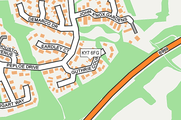 KY7 6FG map - OS OpenMap – Local (Ordnance Survey)