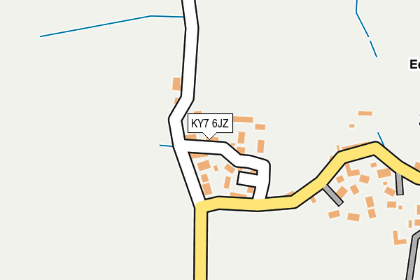 KY7 6JZ map - OS OpenMap – Local (Ordnance Survey)