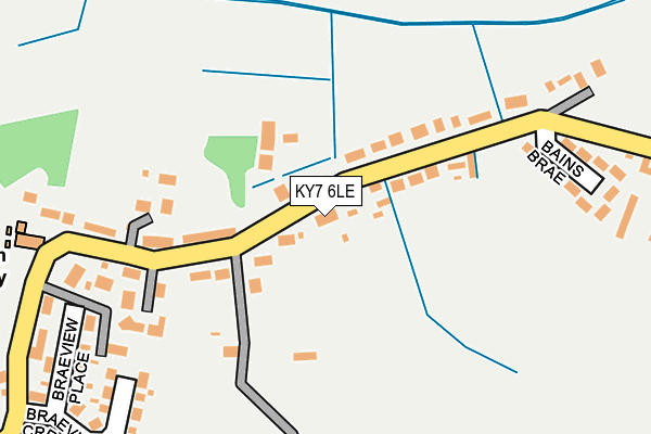 KY7 6LE map - OS OpenMap – Local (Ordnance Survey)