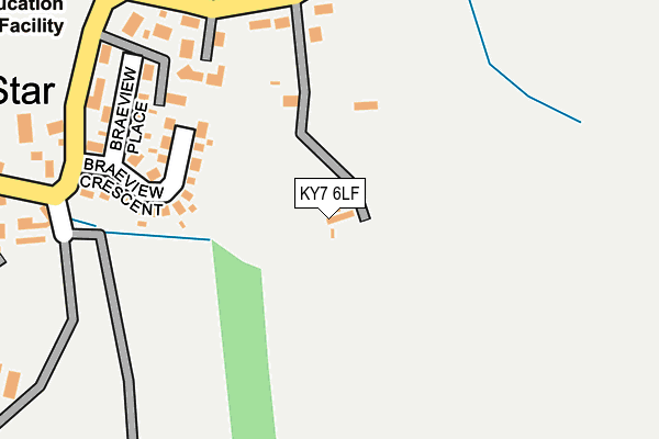 KY7 6LF map - OS OpenMap – Local (Ordnance Survey)