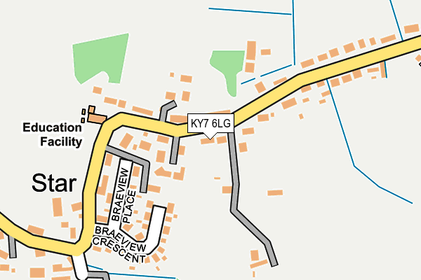 KY7 6LG map - OS OpenMap – Local (Ordnance Survey)