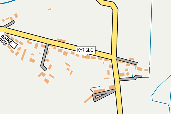 KY7 6LQ map - OS OpenMap – Local (Ordnance Survey)