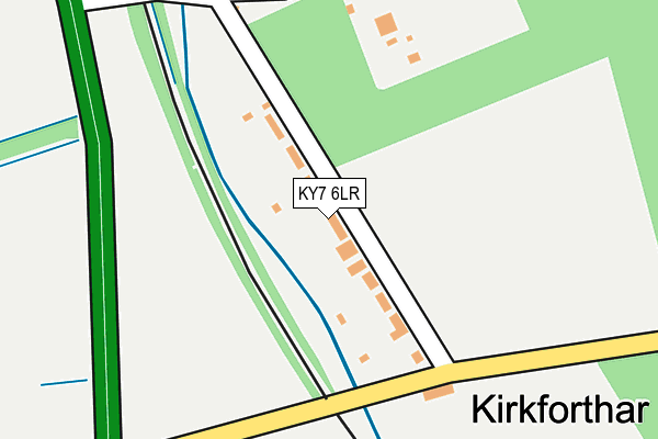 KY7 6LR map - OS OpenMap – Local (Ordnance Survey)