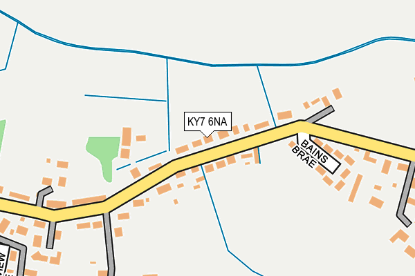 KY7 6NA map - OS OpenMap – Local (Ordnance Survey)