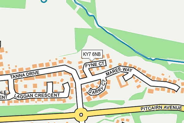 KY7 6NB map - OS OpenMap – Local (Ordnance Survey)