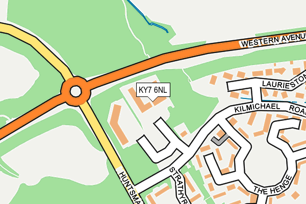 KY7 6NL map - OS OpenMap – Local (Ordnance Survey)