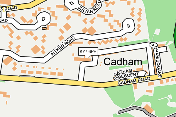 KY7 6PH map - OS OpenMap – Local (Ordnance Survey)