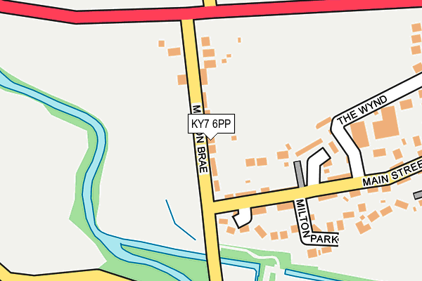 KY7 6PP map - OS OpenMap – Local (Ordnance Survey)