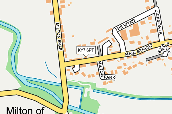 KY7 6PT map - OS OpenMap – Local (Ordnance Survey)