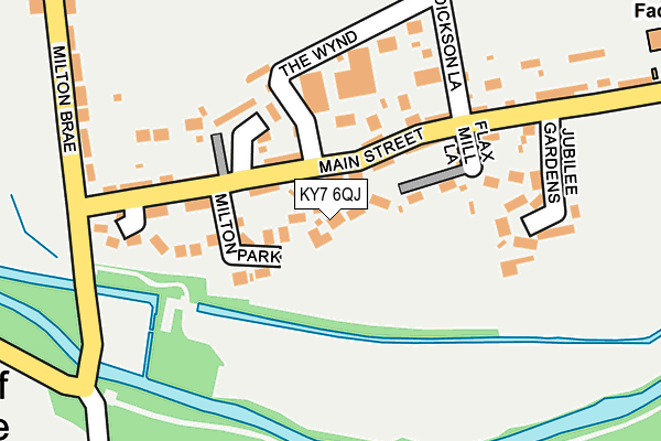 KY7 6QJ map - OS OpenMap – Local (Ordnance Survey)