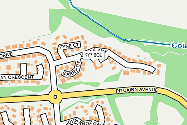 KY7 6QL map - OS OpenMap – Local (Ordnance Survey)