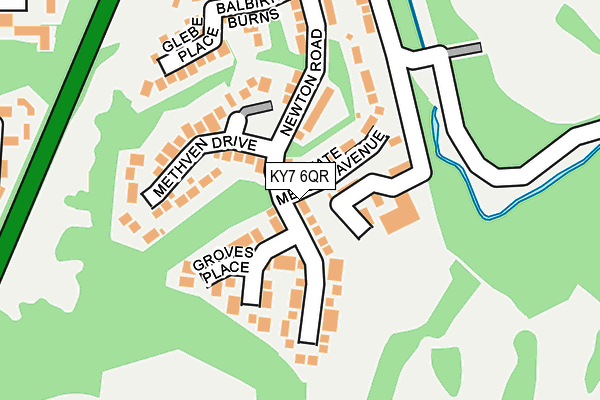 KY7 6QR map - OS OpenMap – Local (Ordnance Survey)