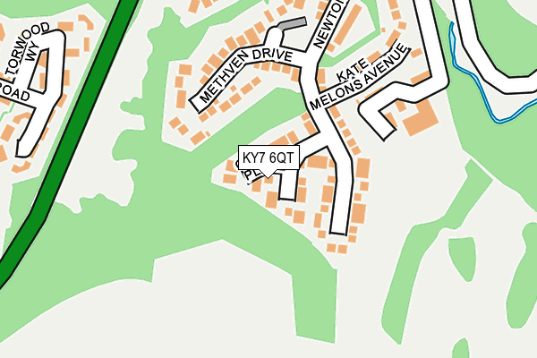 KY7 6QT map - OS OpenMap – Local (Ordnance Survey)