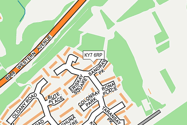 KY7 6RP map - OS OpenMap – Local (Ordnance Survey)