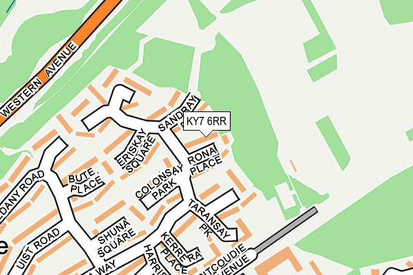 KY7 6RR map - OS OpenMap – Local (Ordnance Survey)