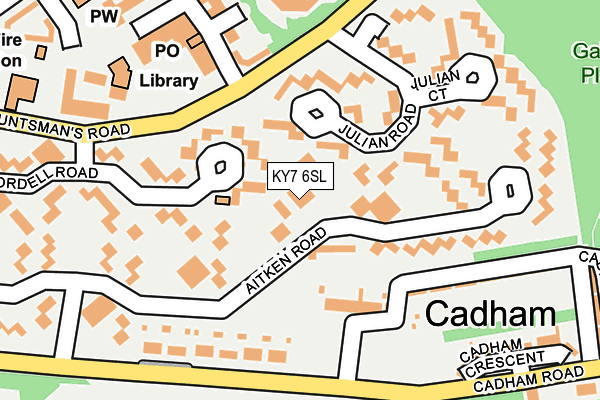 KY7 6SL map - OS OpenMap – Local (Ordnance Survey)